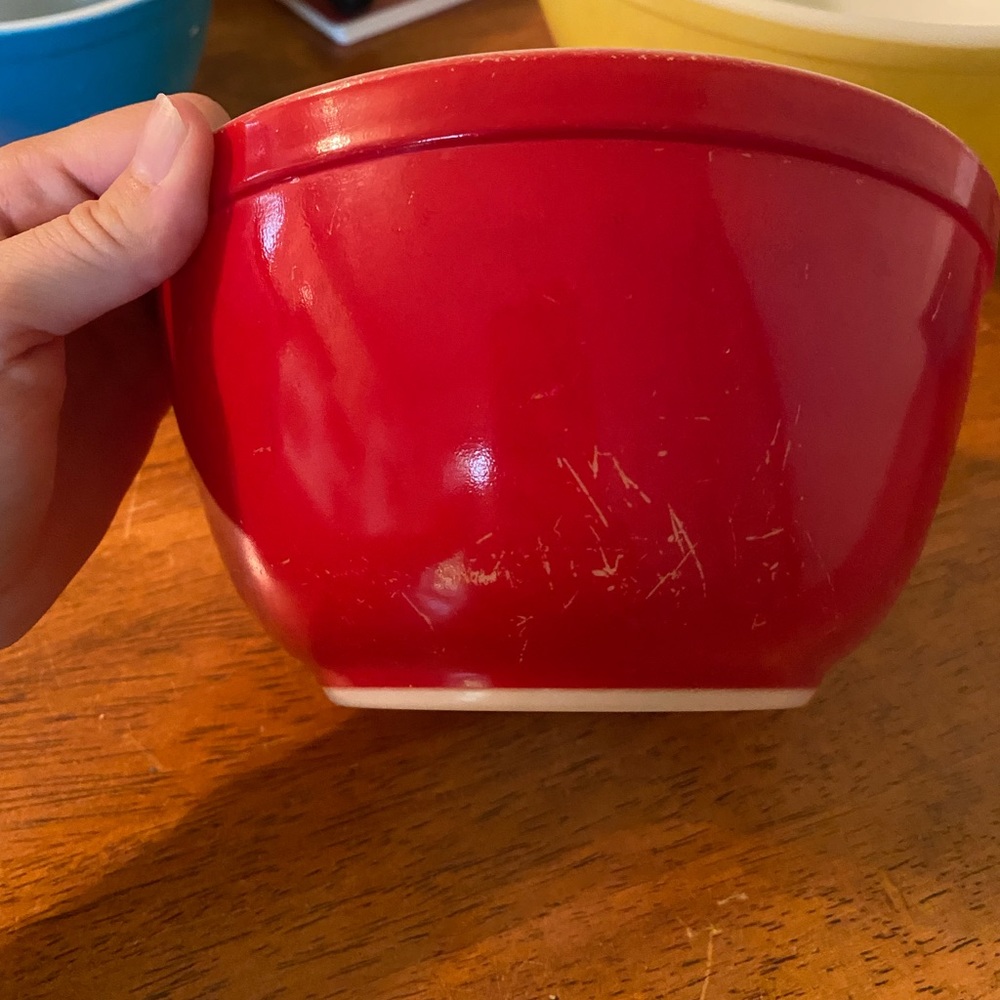 Pyrex Primary Color Nesting Bowls - Picture 6 of 9